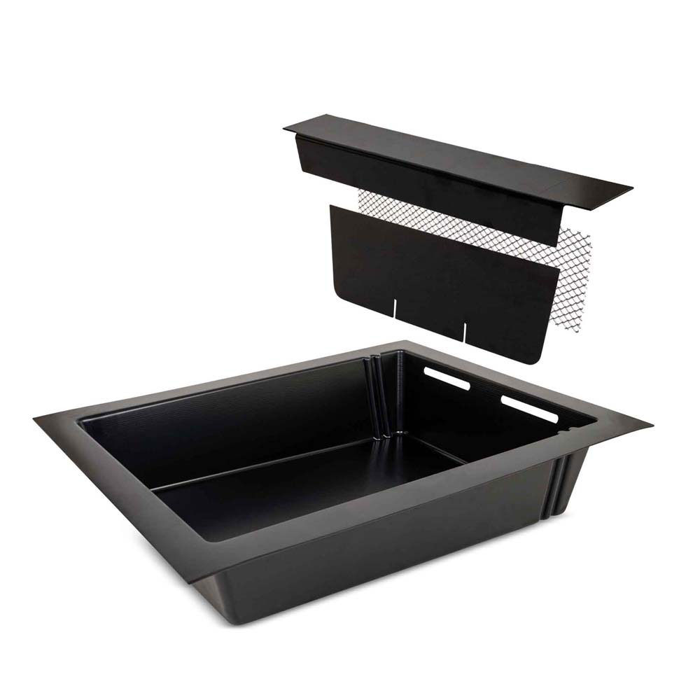 Alimentatore EHM – Cornice in Plastica con Copertura Angolare e Lamiera Forata