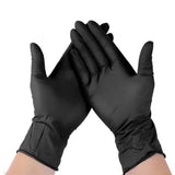 Guanti Monouso in Nitrile Lungo Nero da 30 cm: Protezione Confortevole Confezione da 50 pezzi
