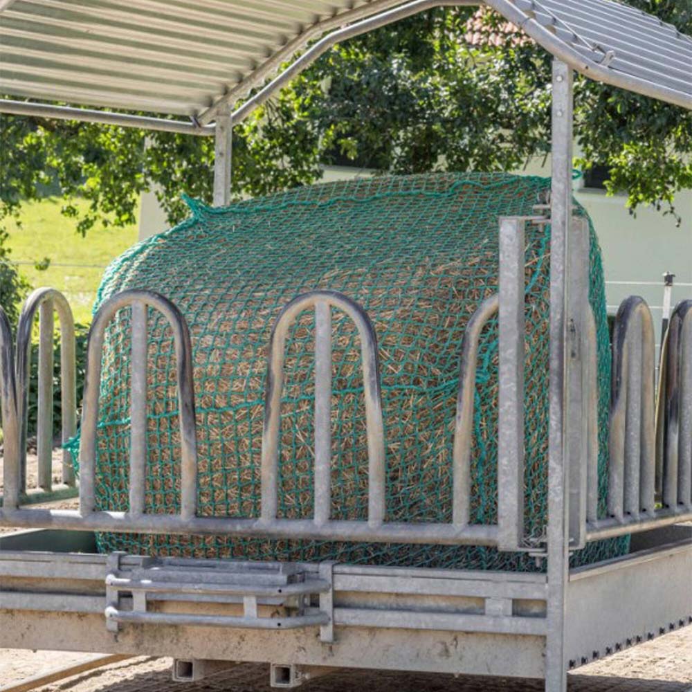 Rete da fieno per balle tonde per cavalli