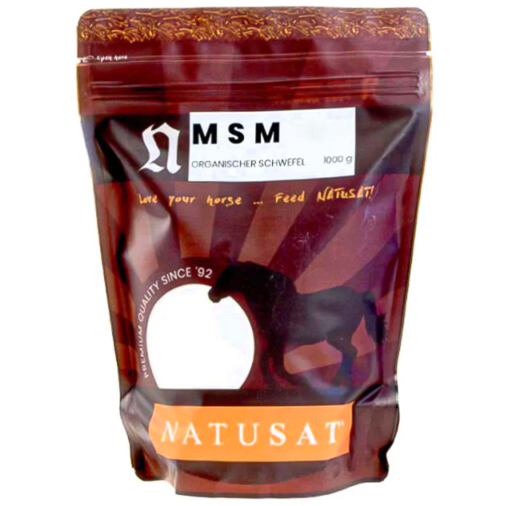 Natusat MSM (Metilsulfonilmetano) Nutrizione Integratori Mangime per cavalli 1kg