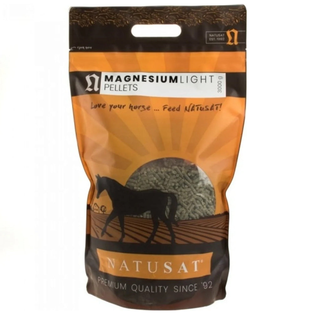 Natusat Magnesium Pellets Light Mangime Per Una Sana Nutrizione Del Cavallo