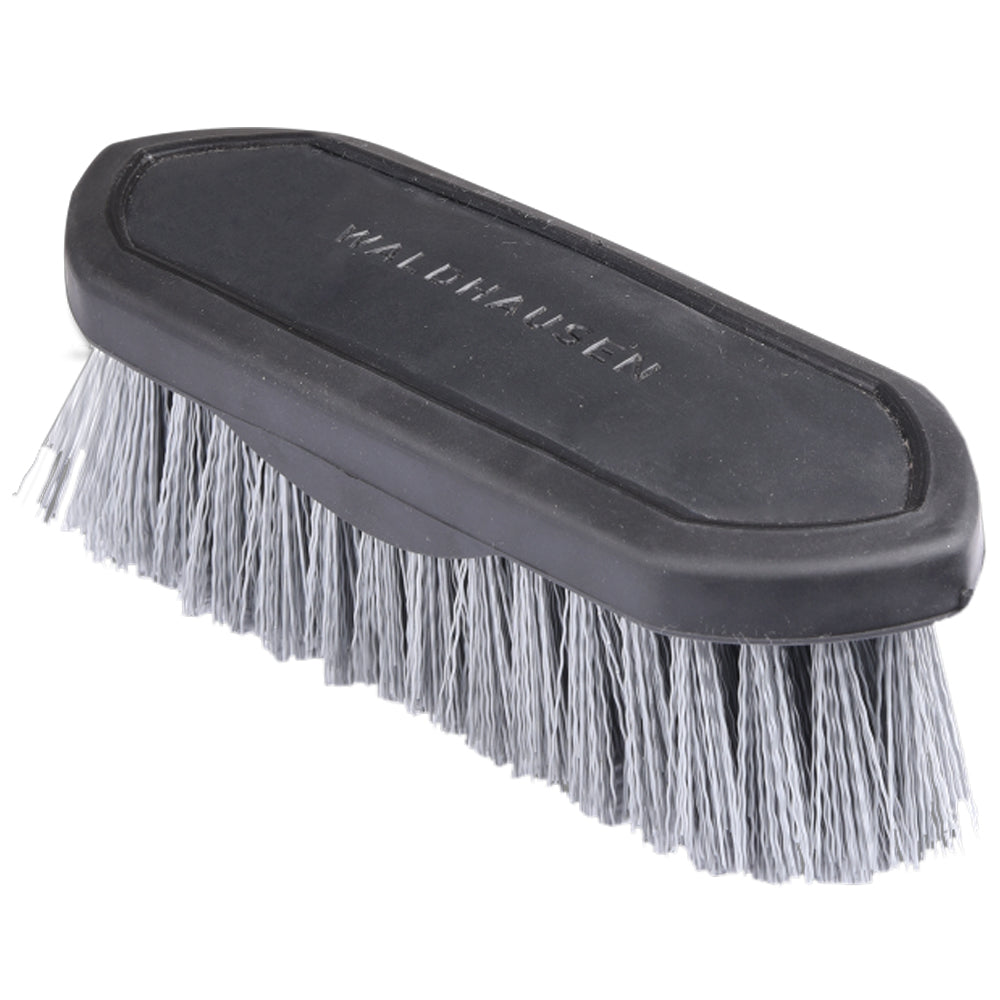 Spazzola Dura per Cavalli 18 cm – Schiena in Similpelle, Setole 4,5 cm