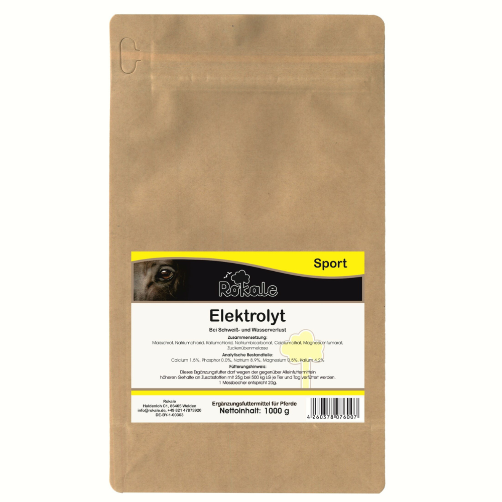 Rockalyte Elettrolita pellet per cavalli Mangime complementare 1kg