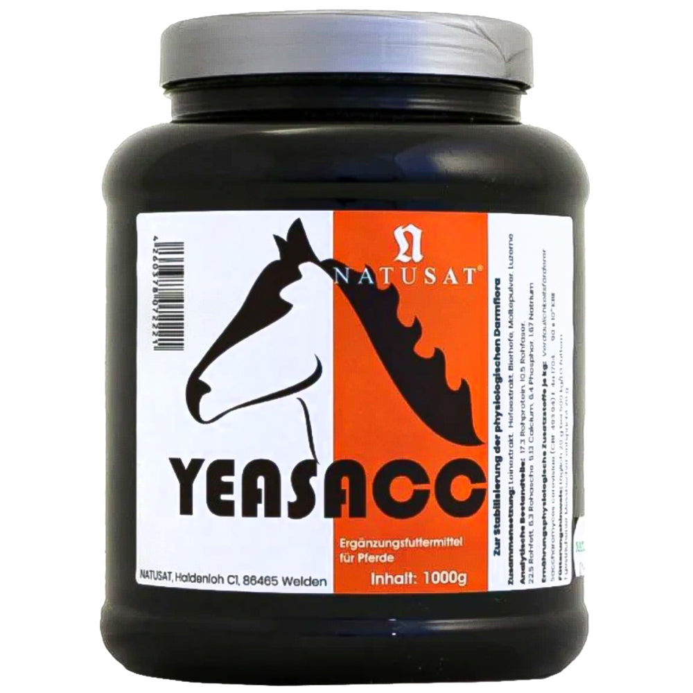 Natusat - Yeasacc Lebendhefe Mangime Complementare Per Cavalli Lievito Vivo 1 Kg