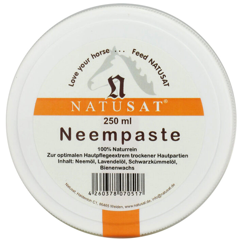 Natusat Neempaste 250ml – Cura Efficace della Pelle per Cavalli e Cani, Protezione Naturale