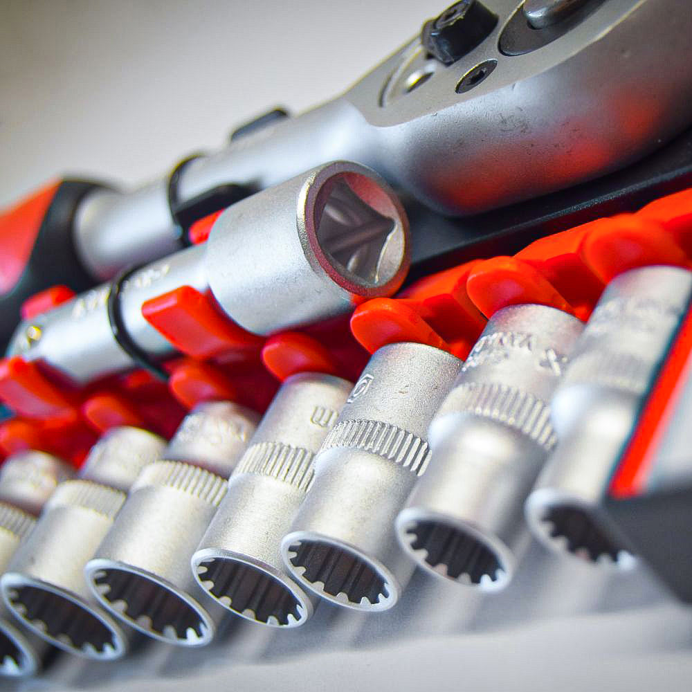 Set di Bussole con Cricchetto 3/8" - 11 Pezzi