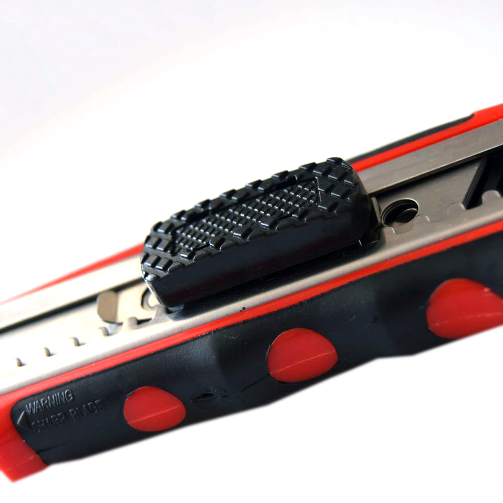 Cutter Professionale 9mm & 18mm con 3 Lame – Ergonomico & Cambio Lama Automatico