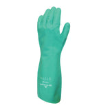 Chemikalienbeständige Handschuhe Showa 730 aus Nitril mit Baumwollfutter