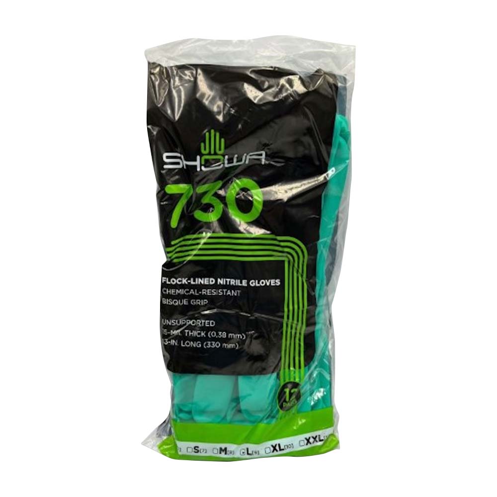 Guanti Showa nitrile cotone