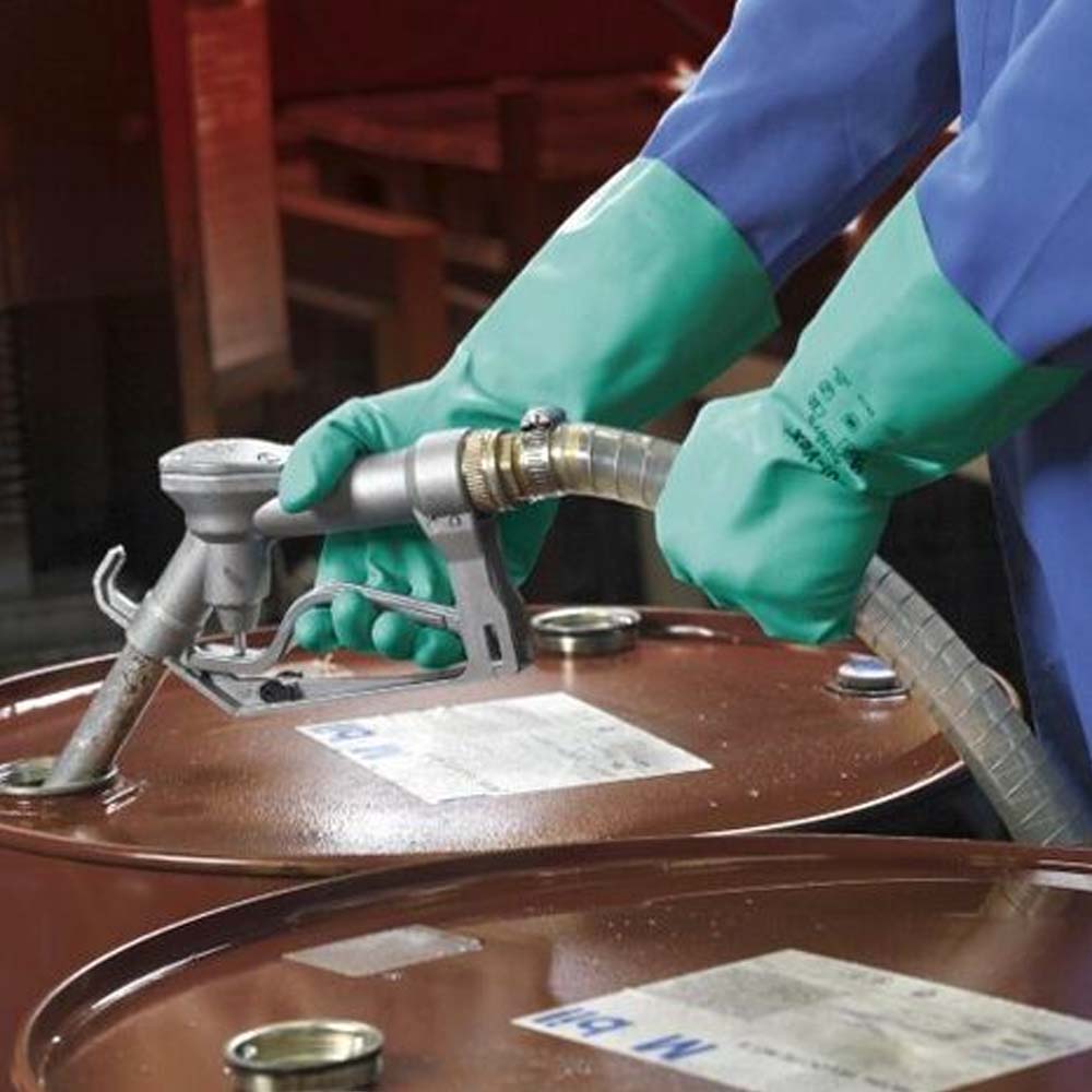 Guanti protettivi nitrile cotone