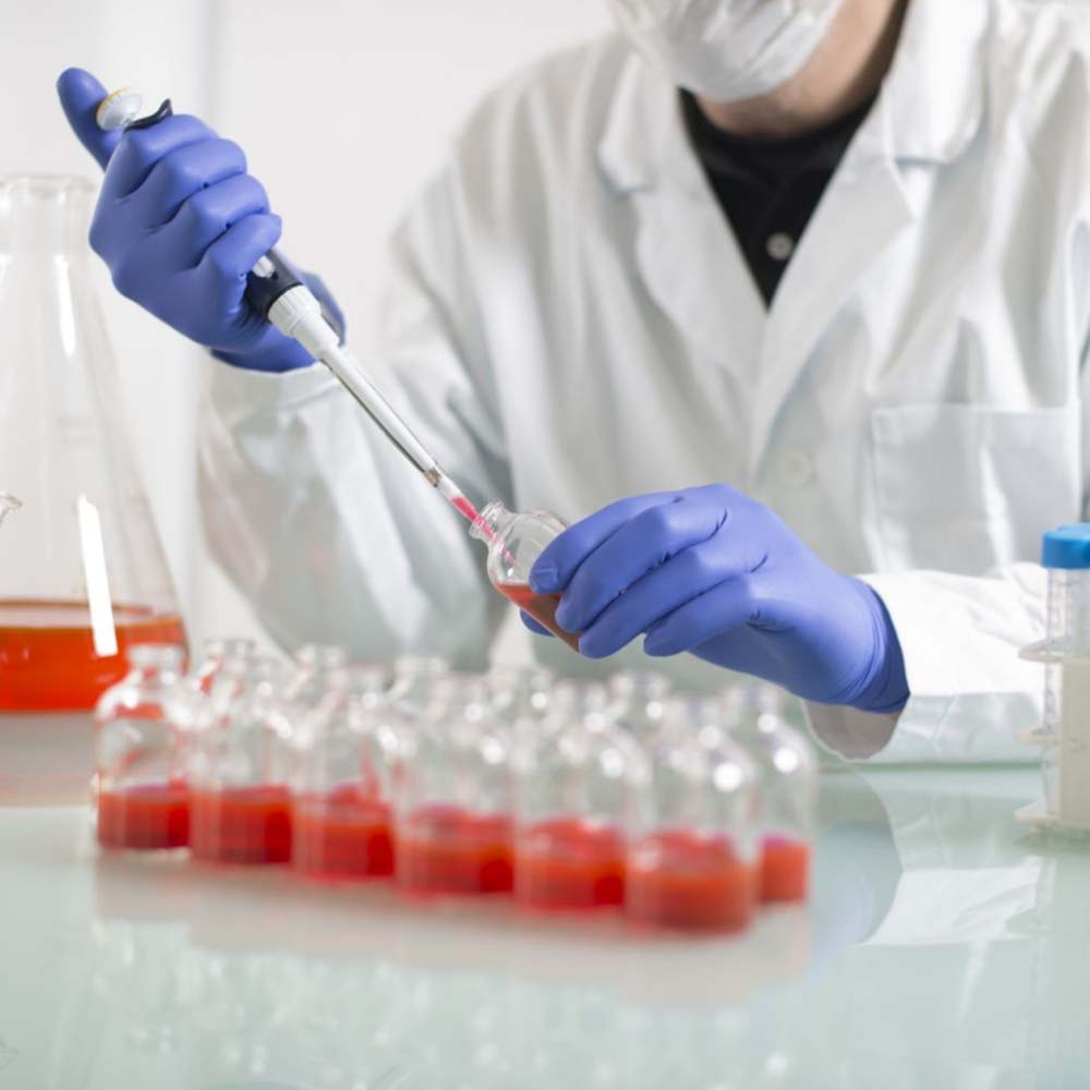 Showa 7585 Guanti monouso in nitrile blu cobalto da 50 pezzi