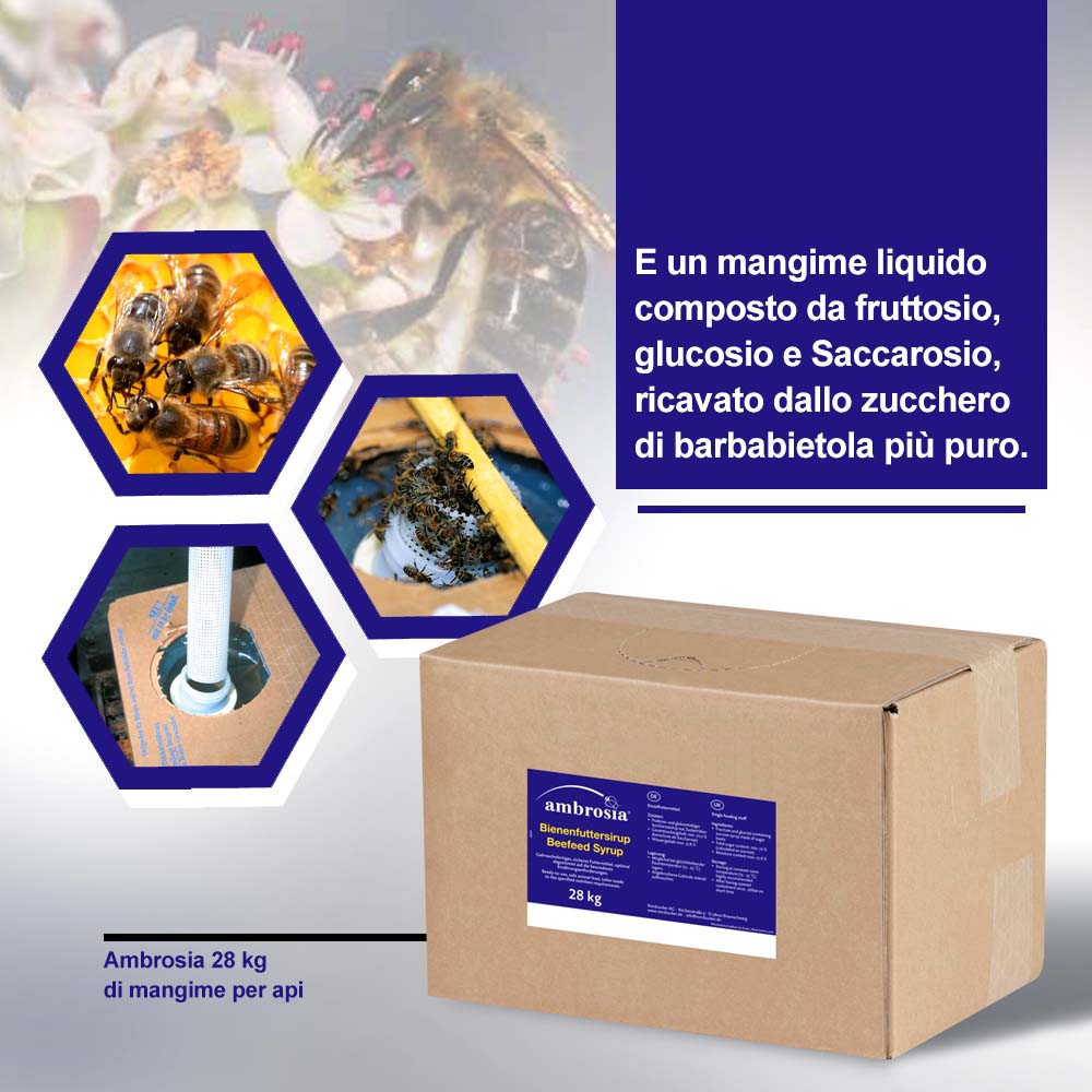 Ambrosia 28 kg di mangime per api