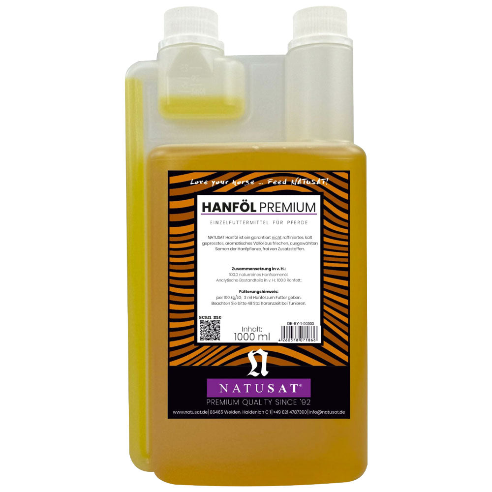 Natusat Hanföl Olio Di Semi Di Canapa Premium 1L