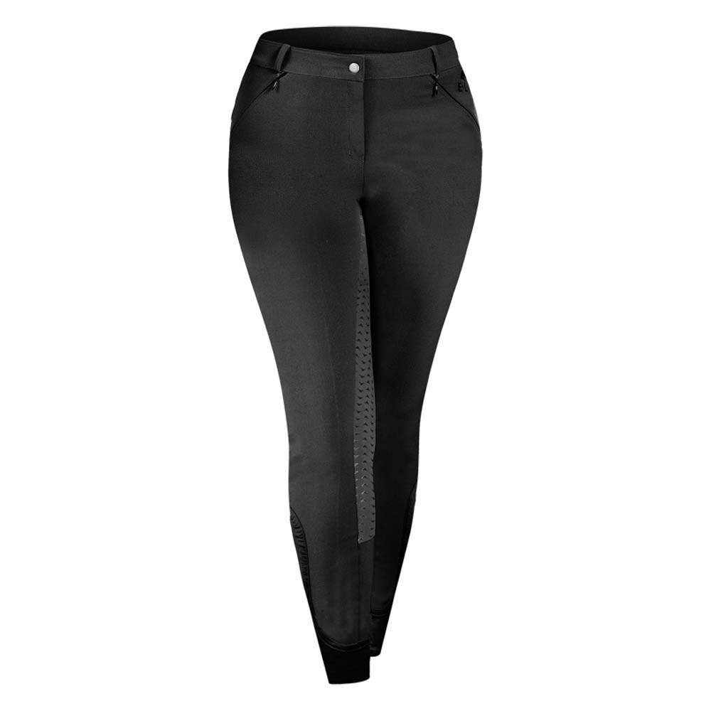 Pantaloni Equitazione Dahlia Silicone, Nero.