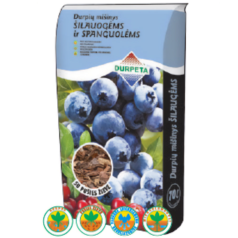 Durpeta Torba Highbush Per Mirtilli E Mirtilli Rossi 70 Litri