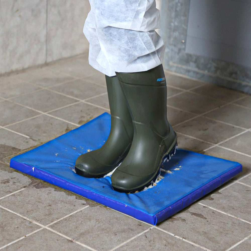 Tappetino disinfettante di colore blu