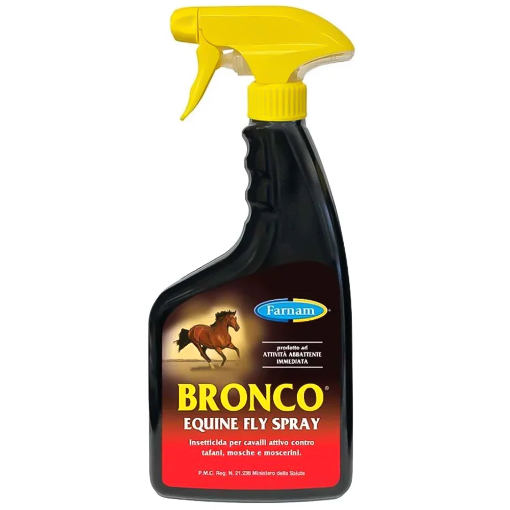 Bronco Equine Fly Spray Repellente Per Cavalli 600Ml