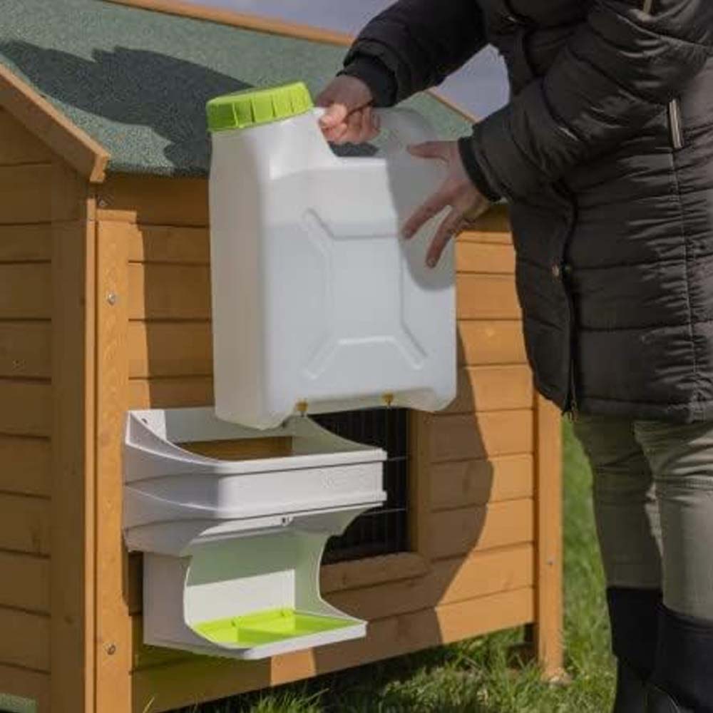 Riscaldatore per abbeveratoio SmartCoop con sensore di livello per controllare l'acqua di gallina