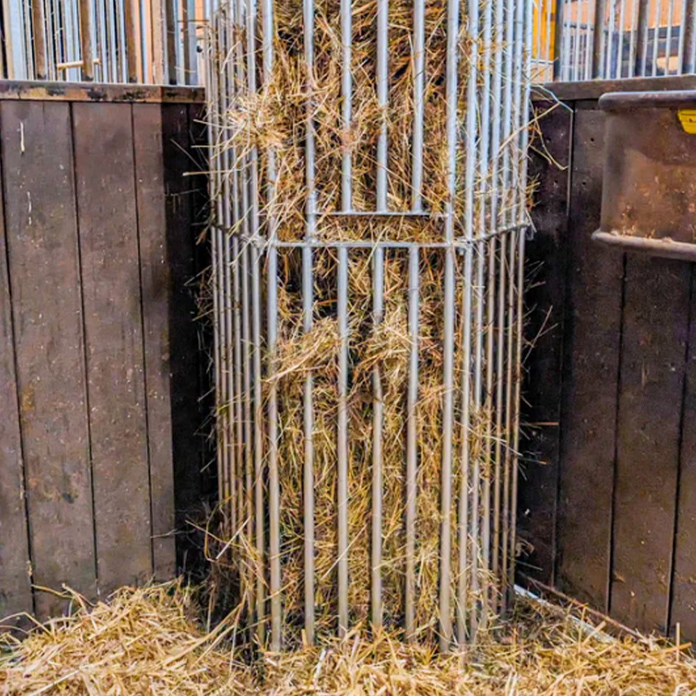 Mangatoia da Parete Regolabile per Cavalli – da 1,00 a 2,00 m per Stalla e Recinto