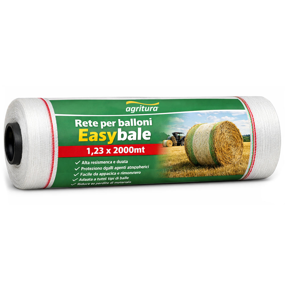 Agritura Round Bale Net Easybale 1.23 x 2000mt