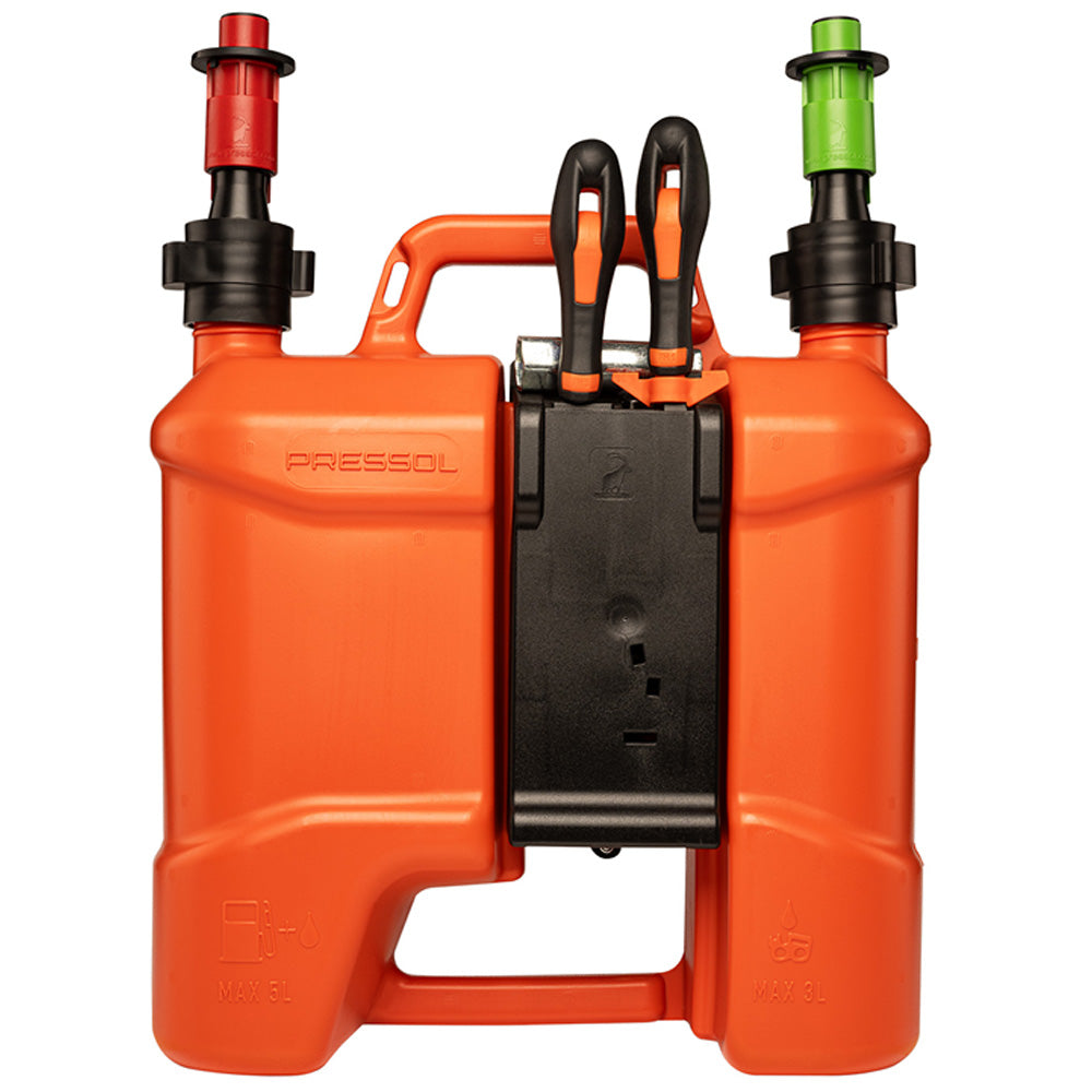 Pressol tanica combinata 5L + 3L in PE con funzione di arresto automatico