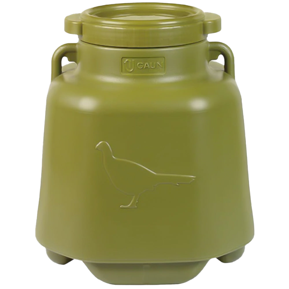 Abbeveratoio in plastica per esterni da 40 litri con bicchiere per bere