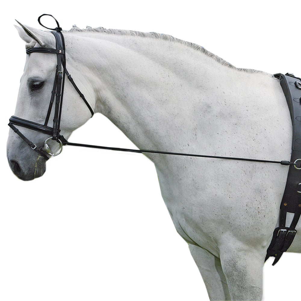 Redini Elastiche Regolabili in Nero per Cavalli