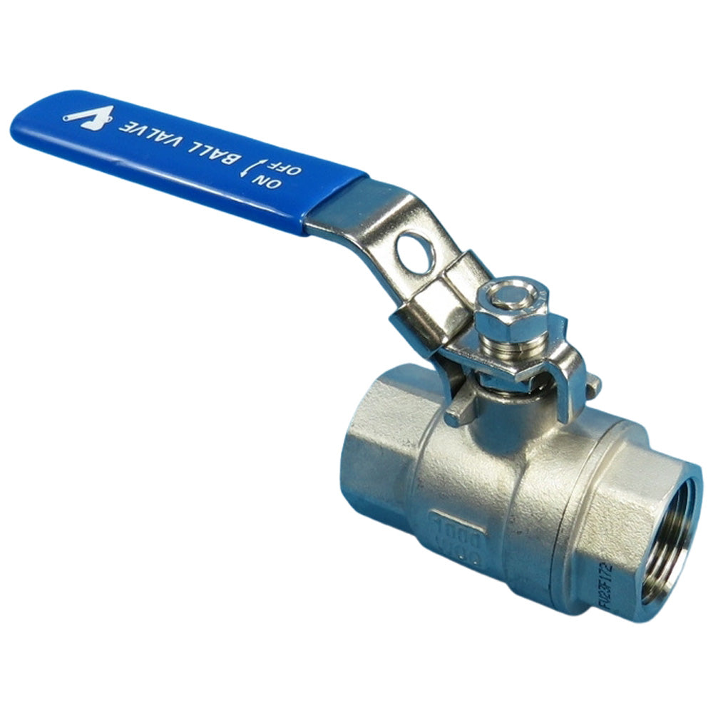 Valvola a sfera in acciaio inox 1" / 1" 1/2 - Accessorio per mungitura