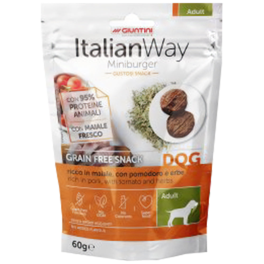 Italian Way mini burger - Snack Grain Free per cani