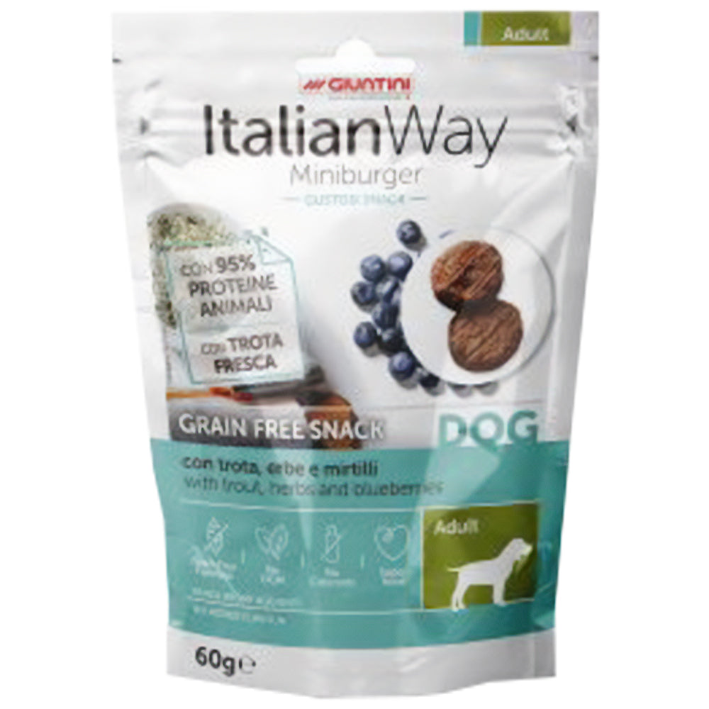Italian Way mini burger - Snack Grain Free per cani