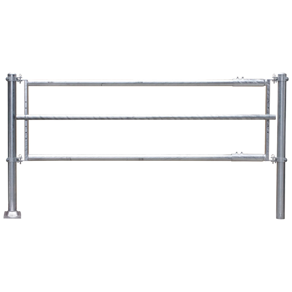 Divisorio per Mangiatoia con Rinforzo Centrale, 3 Barre, Lunghezza 4,00 m
