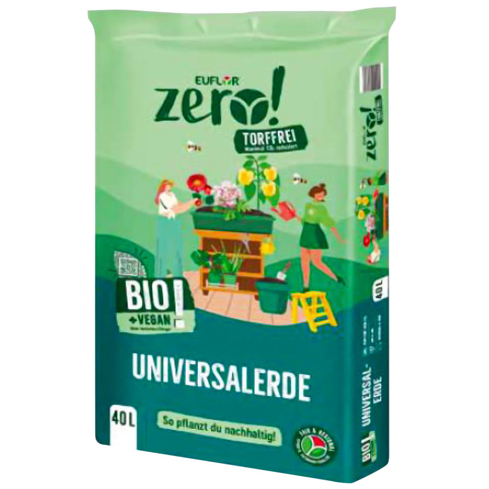 Euflor Zero! Terriccio Universale Biologico Senza Torba & Vegano 40L