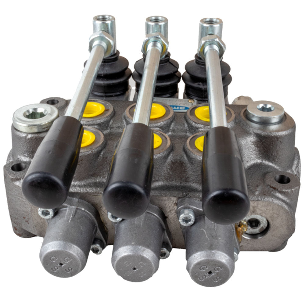 Distributore idraulico modello Basic a 3 leve doppio effetto 40litri