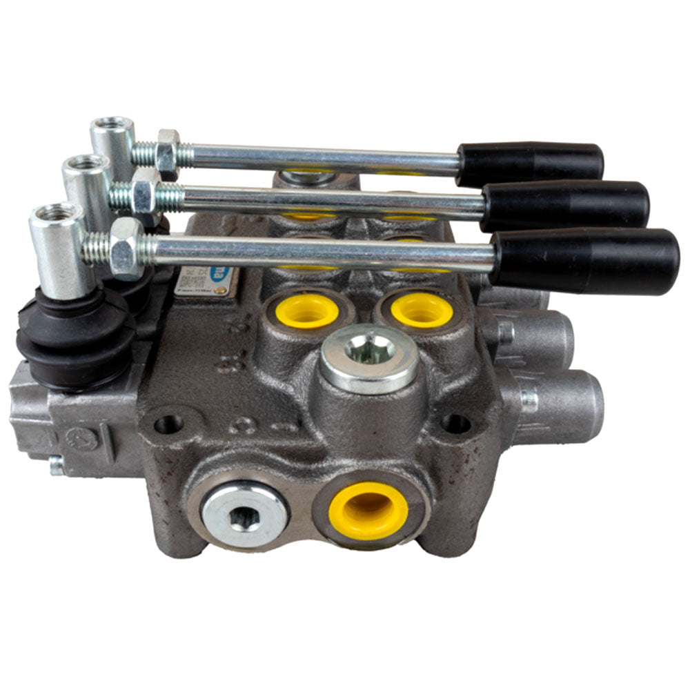 Distributore idraulico modello Basic a 3 leve doppio effetto 40litri