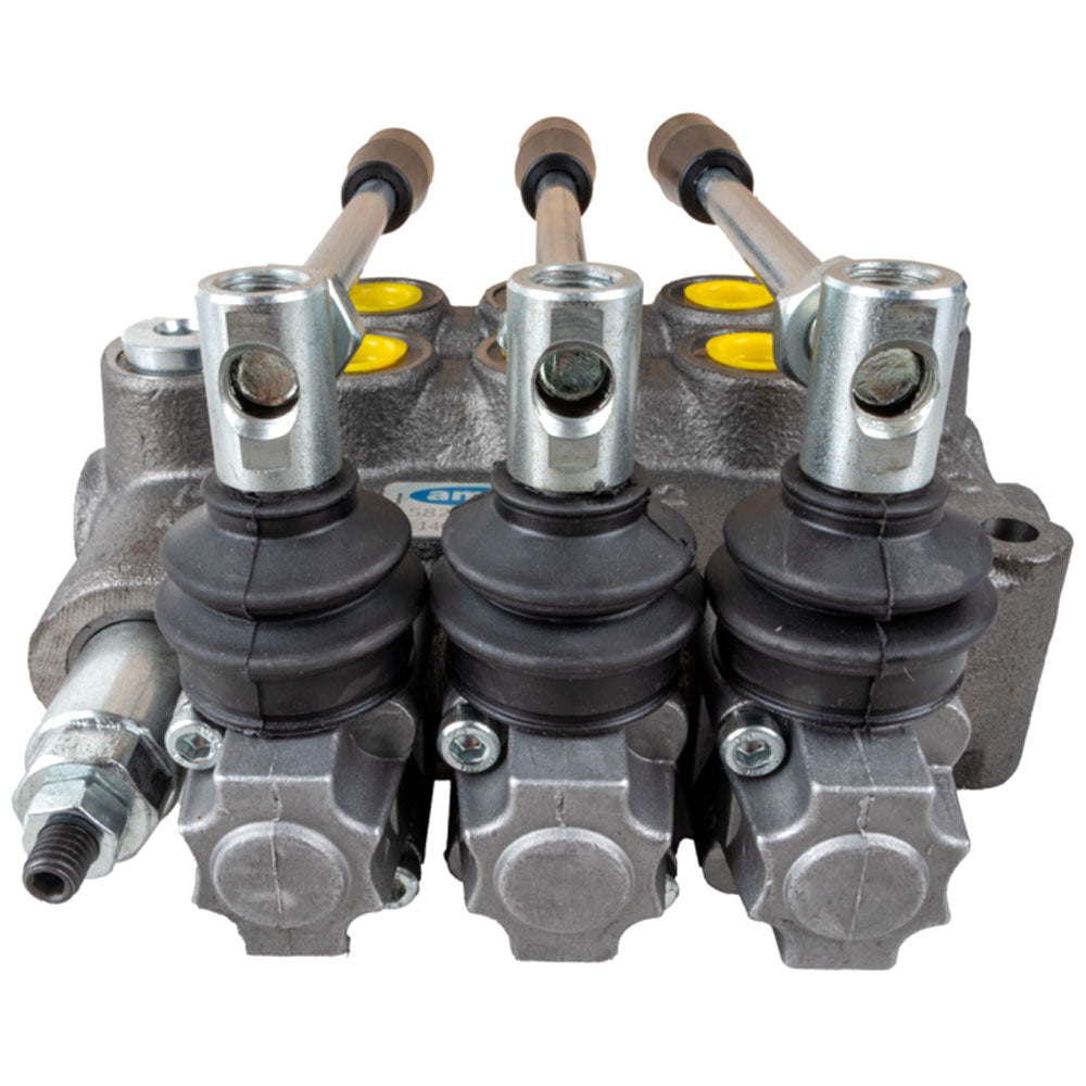 Distributore idraulico modello Basic a 3 leve doppio effetto 40litri