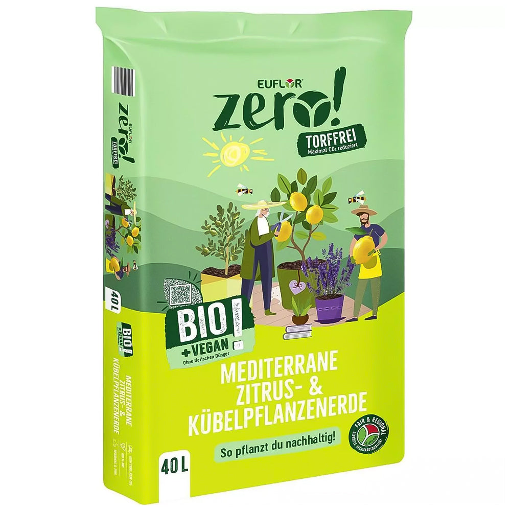zero! Bio terriccio agrumi & piante mediterr. s/torba 40l