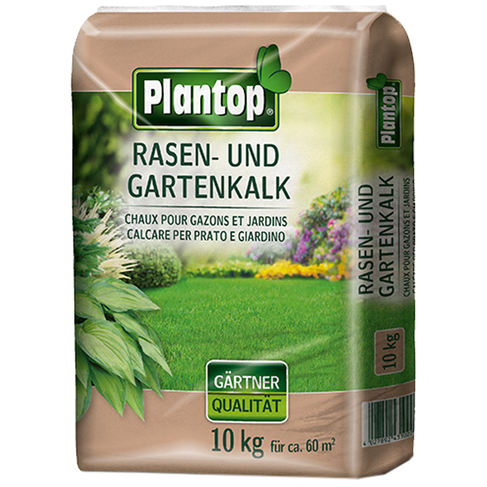 Plantop Garten- & Rasenkalk 10 kg – Calciumcarbonat Dünger – agritura