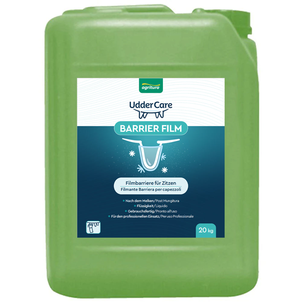Agritura Barrier Film – Tanica da 20 kg per la cura post-mungitura con protezione a lunga durata