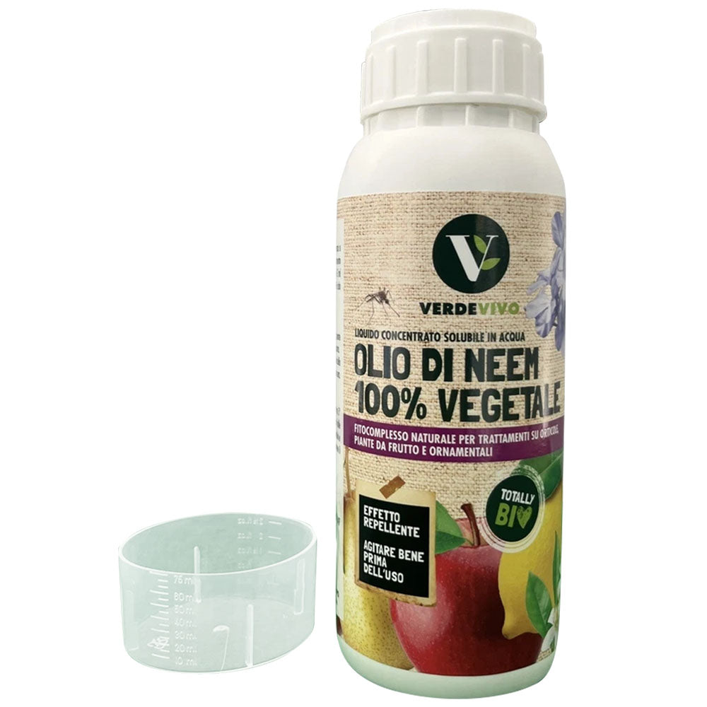 Olio di neem concentrato 100% vegetale 500ml