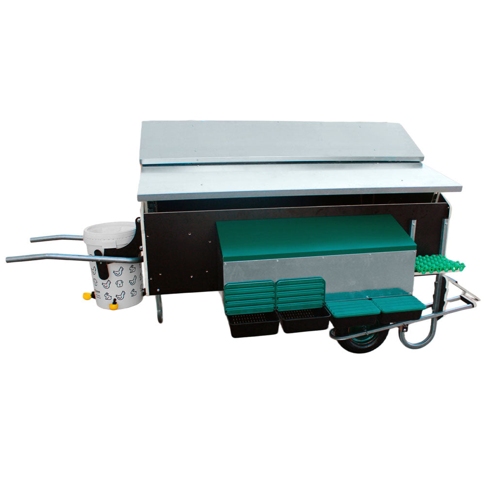 Pollaio Mobile 1,5 x 1,8 M – Trasportabile per 5–7 Galline