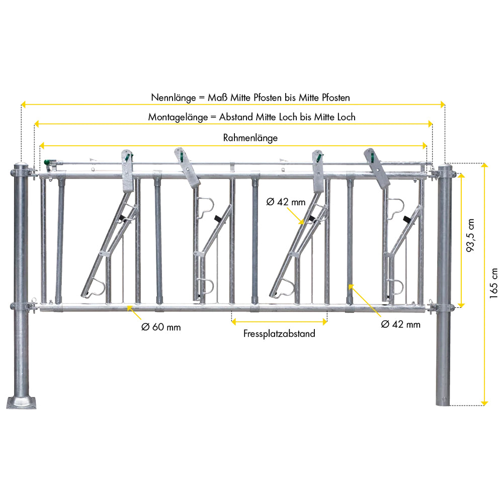 Mangiatoie autobloccanti bovini – Griglie robuste mucche vitelli