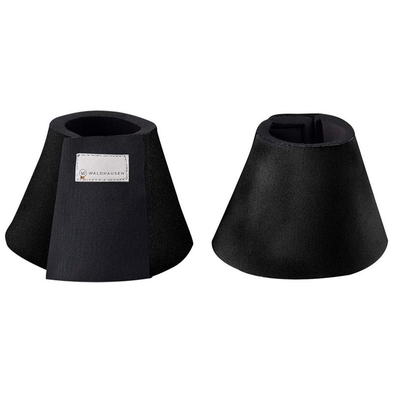 Campanello per stivali da cavallo Basic con velcro - Nero