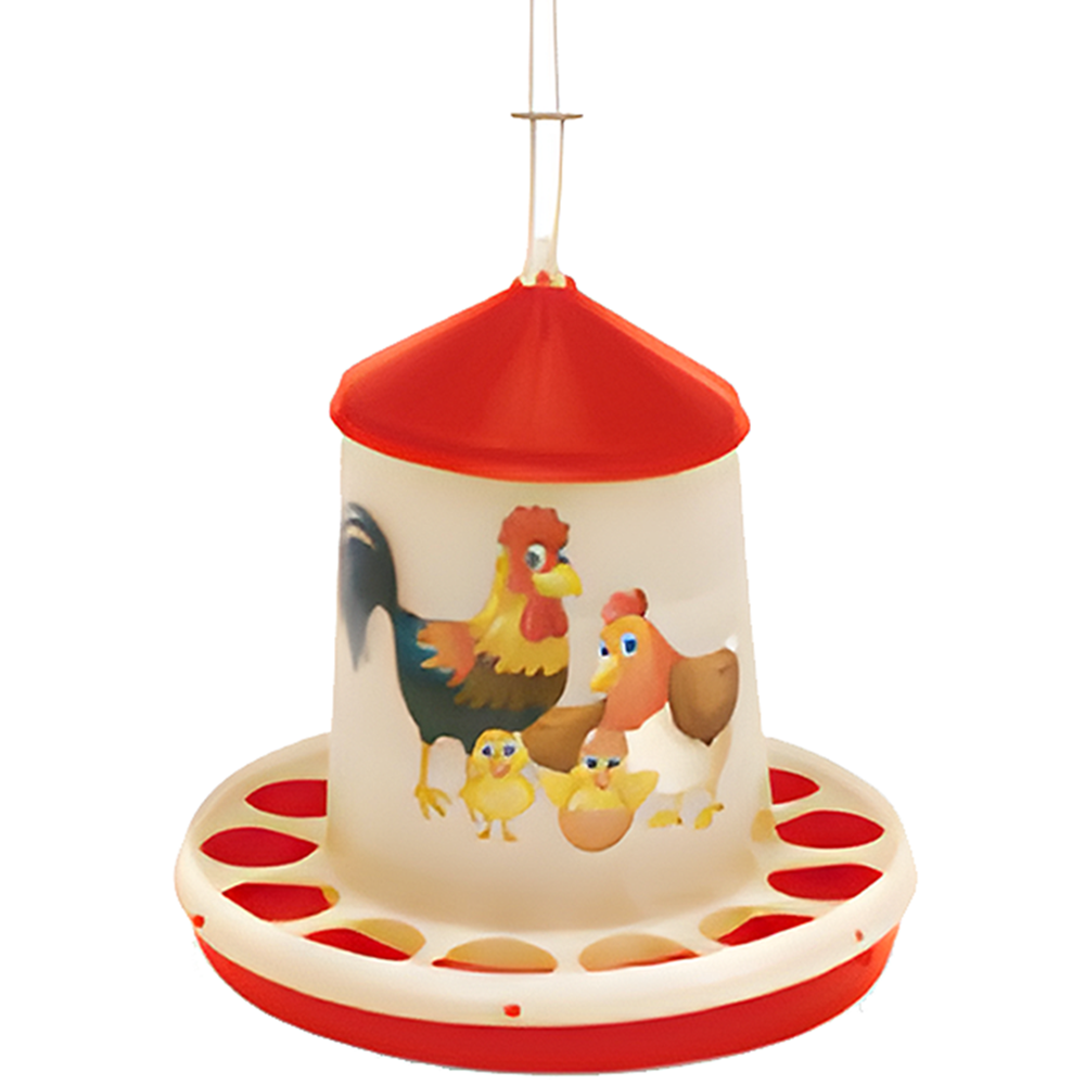 Mangiatoia in plastica per pollame – Capacità 2kg