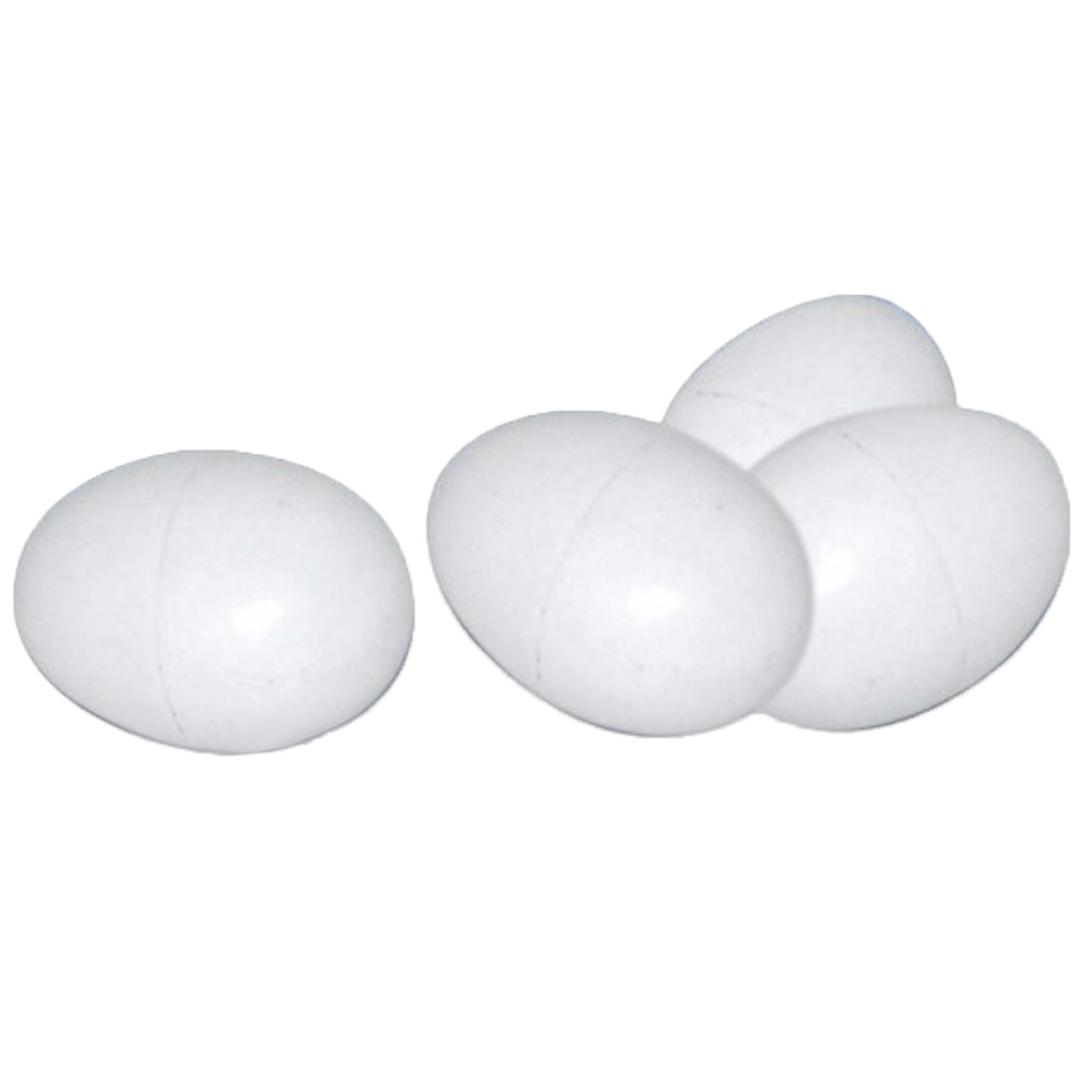 Uova di plastica per l'addestramento dei polli