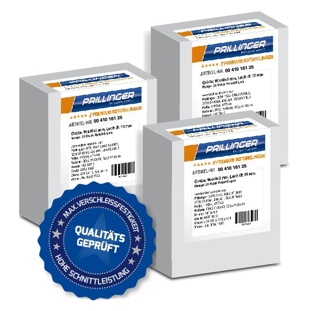 Lama Falciatrice Rotante Sinistra e Destra – 120 x 48 x 18,5 mm