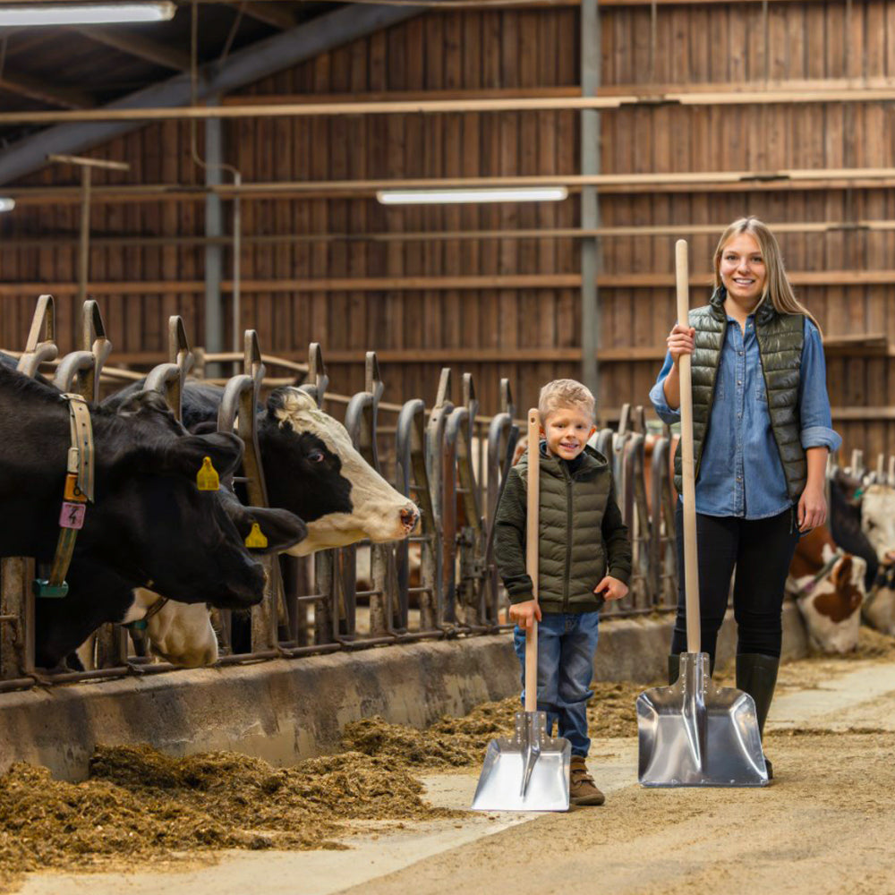Mini Pala in Alluminio per Bambini con Manico in Legno - 90cm