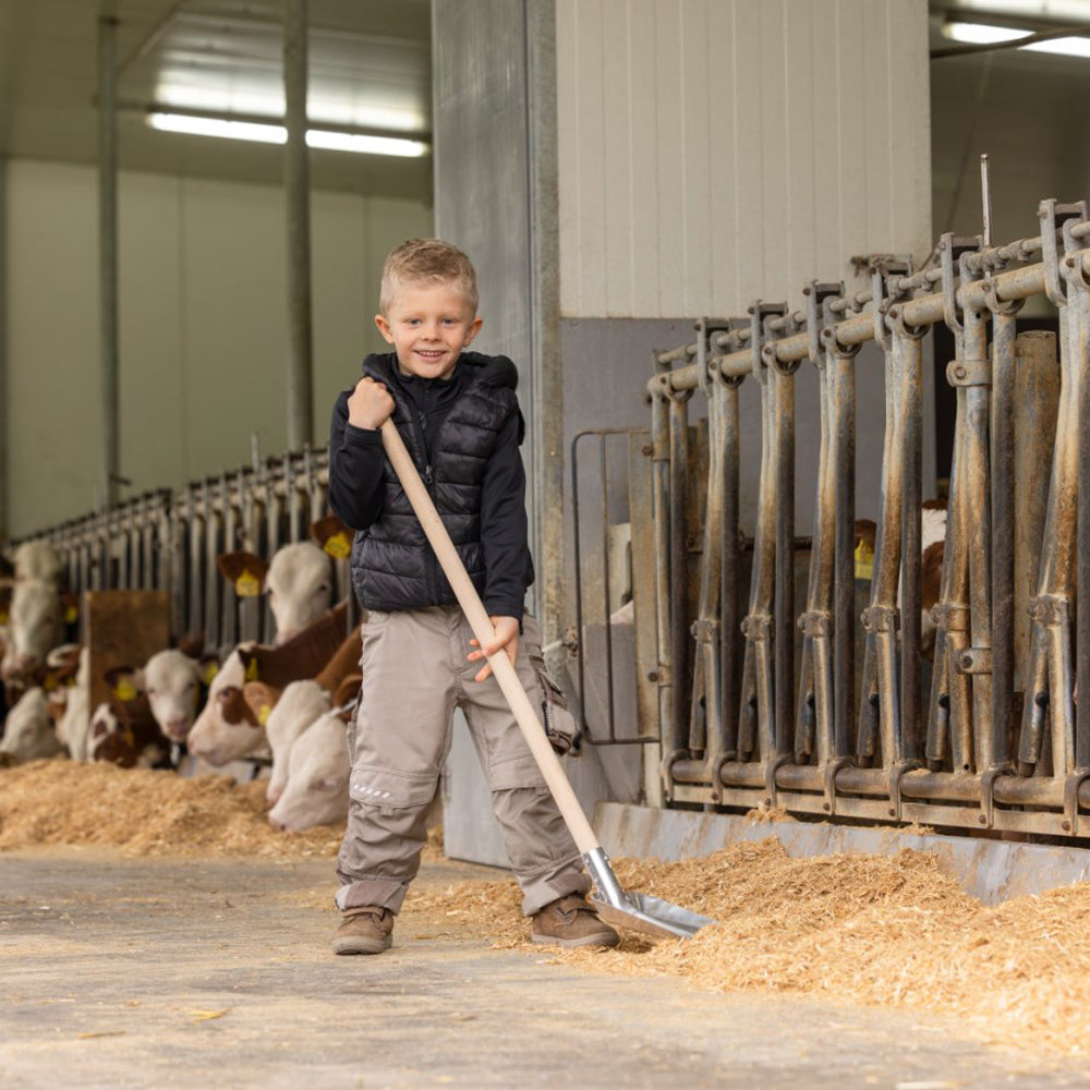 Mini Pala in Alluminio per Bambini con Manico in Legno - 90cm