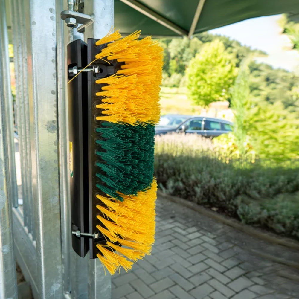 Set completo spazzola Multifix angolare per grattarsi – Ideale per bovini, cavalli e altri animali