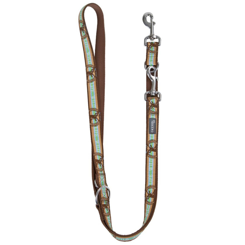 Guinzaglio Wild Life in Nylon Resistente con Moschettone per Cani