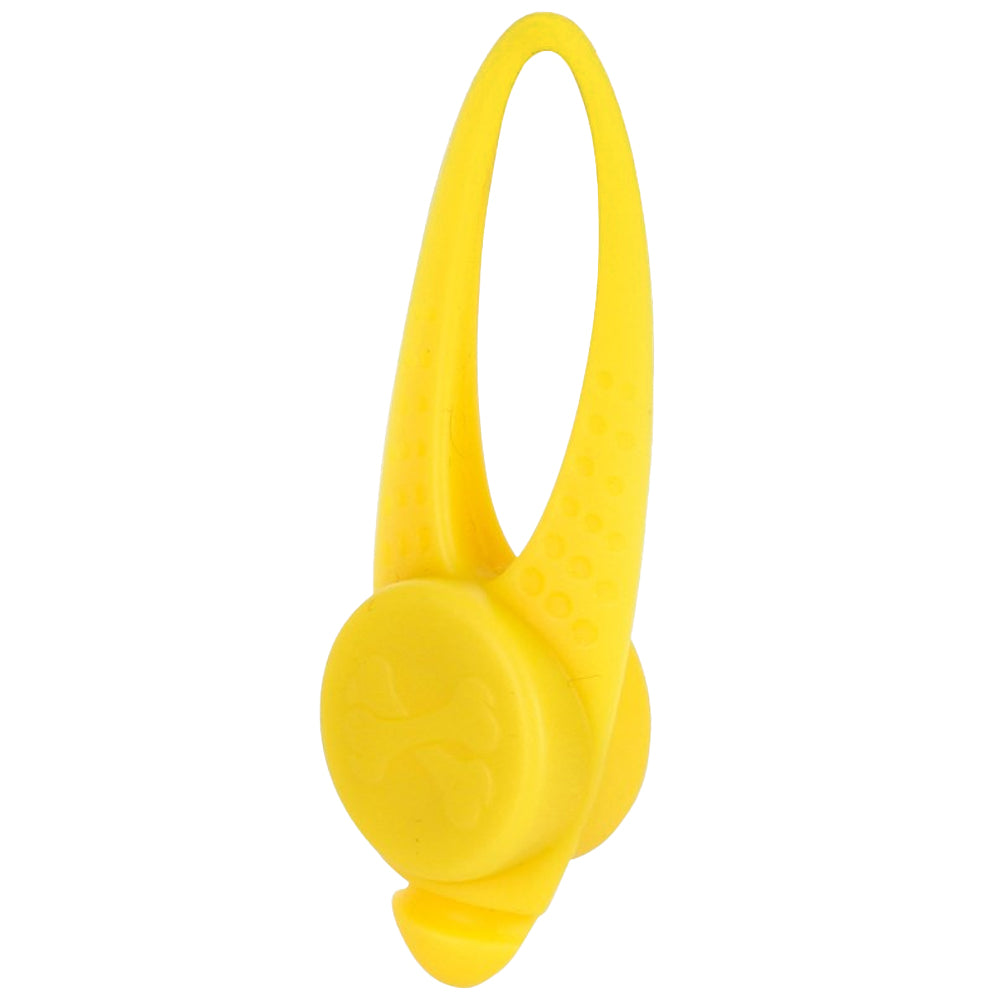 Lampeggianti LED Maxi Safe in silicone rosso/giallo 8x3cm per cani